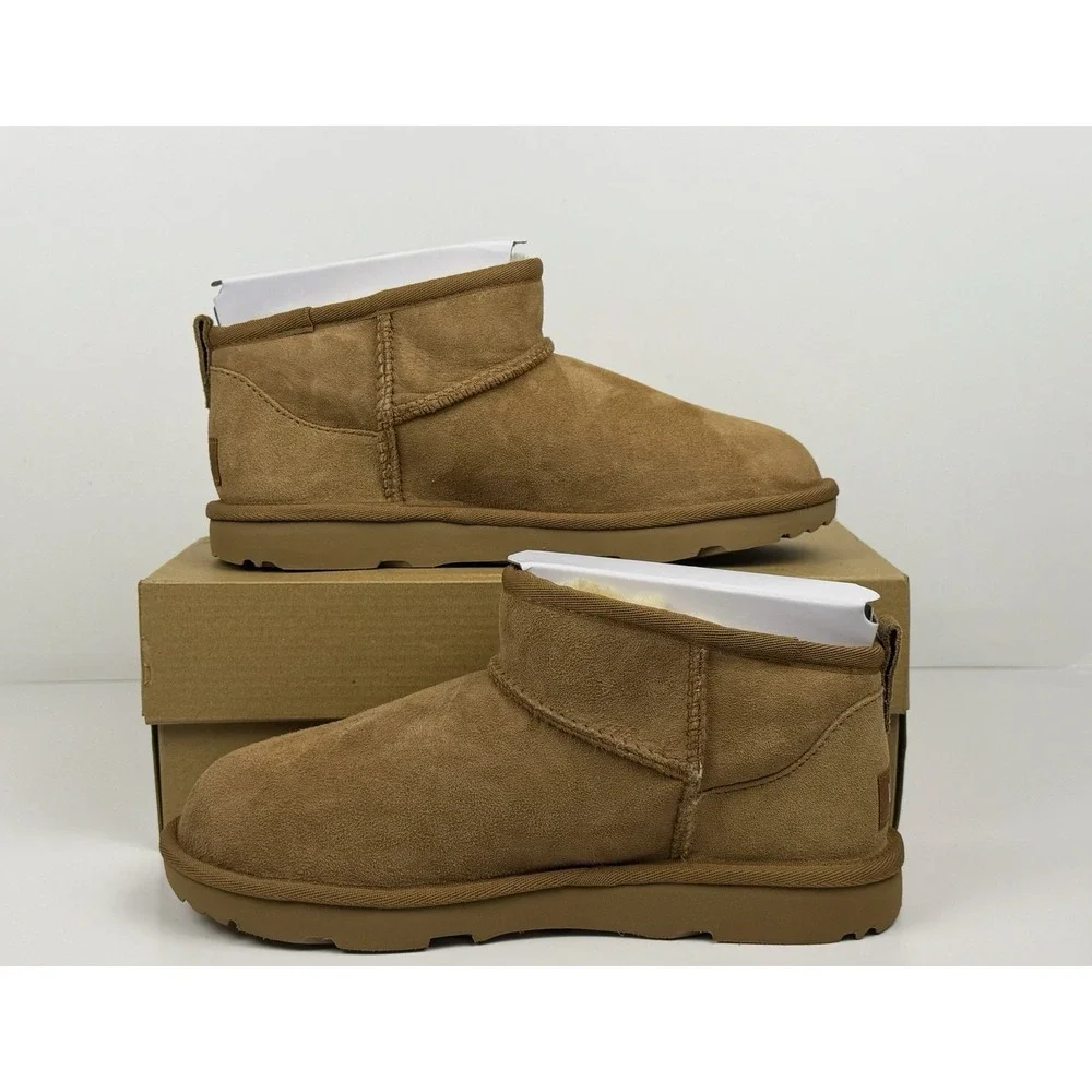 UGG Kids' Classic Ultra Mini Boots Kids Size 5 Chestnut K / 1130750K